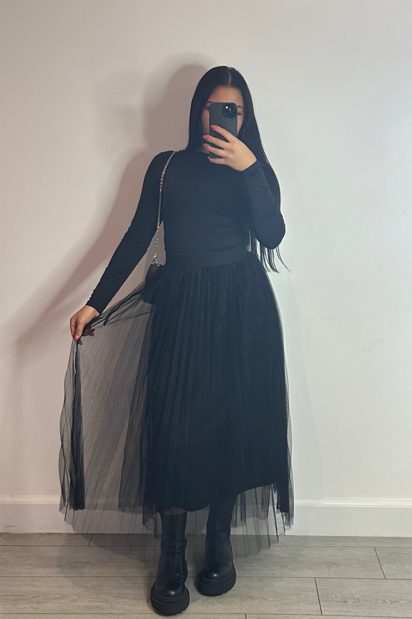 Jupe noir tulle